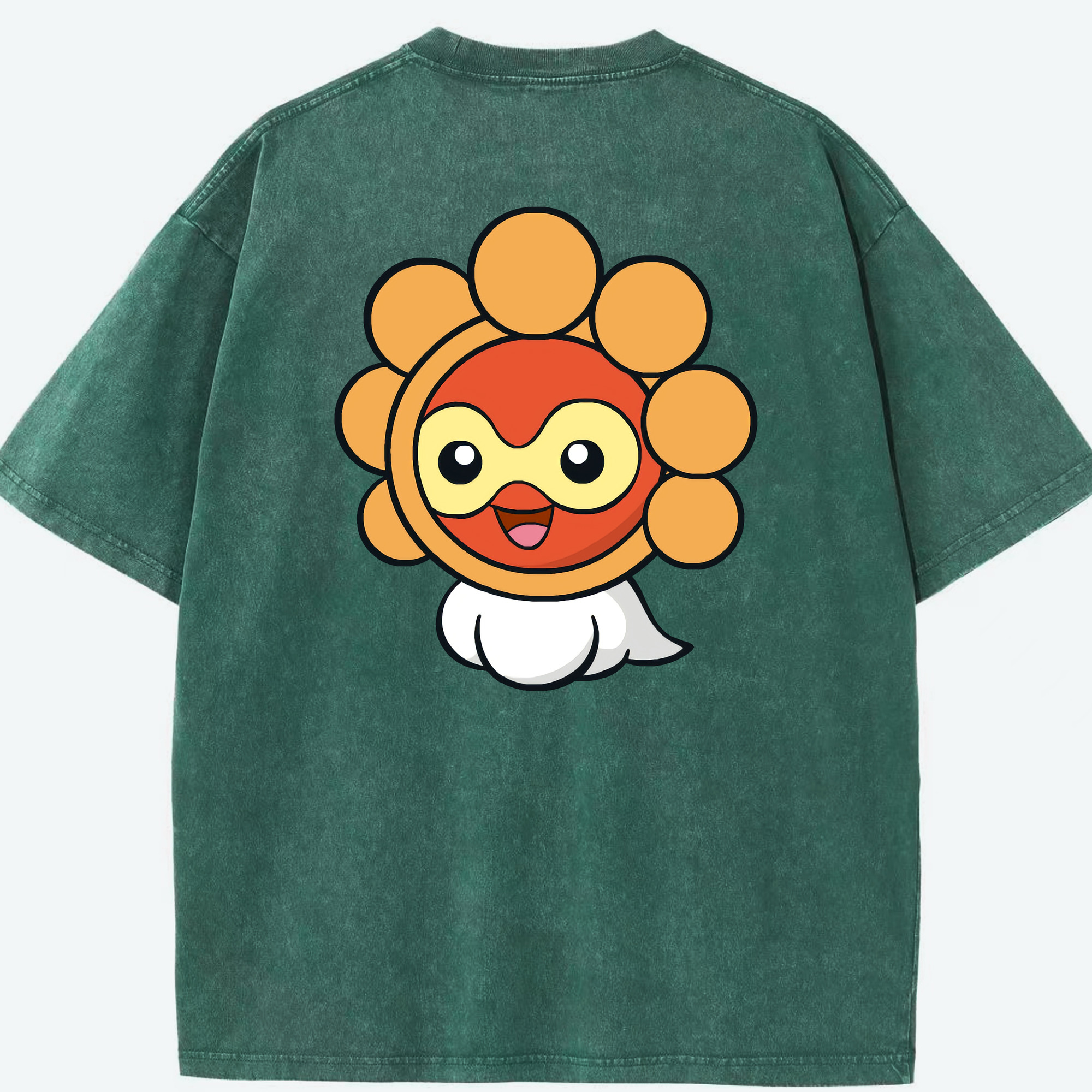 （画像用） ポケットモンスター Pokémon 綿100% ヴィンテージ風 半袖Tシャツ（背面プリント）